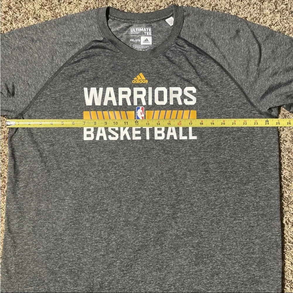 adidas Golden State Warriors Pre-Game Warmup Shirt Men’s Size 2XL Ultimate Tee